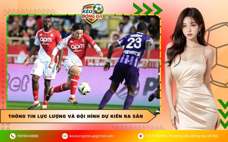 Thông tin lực lượng và đội hình dự kiến ra sân